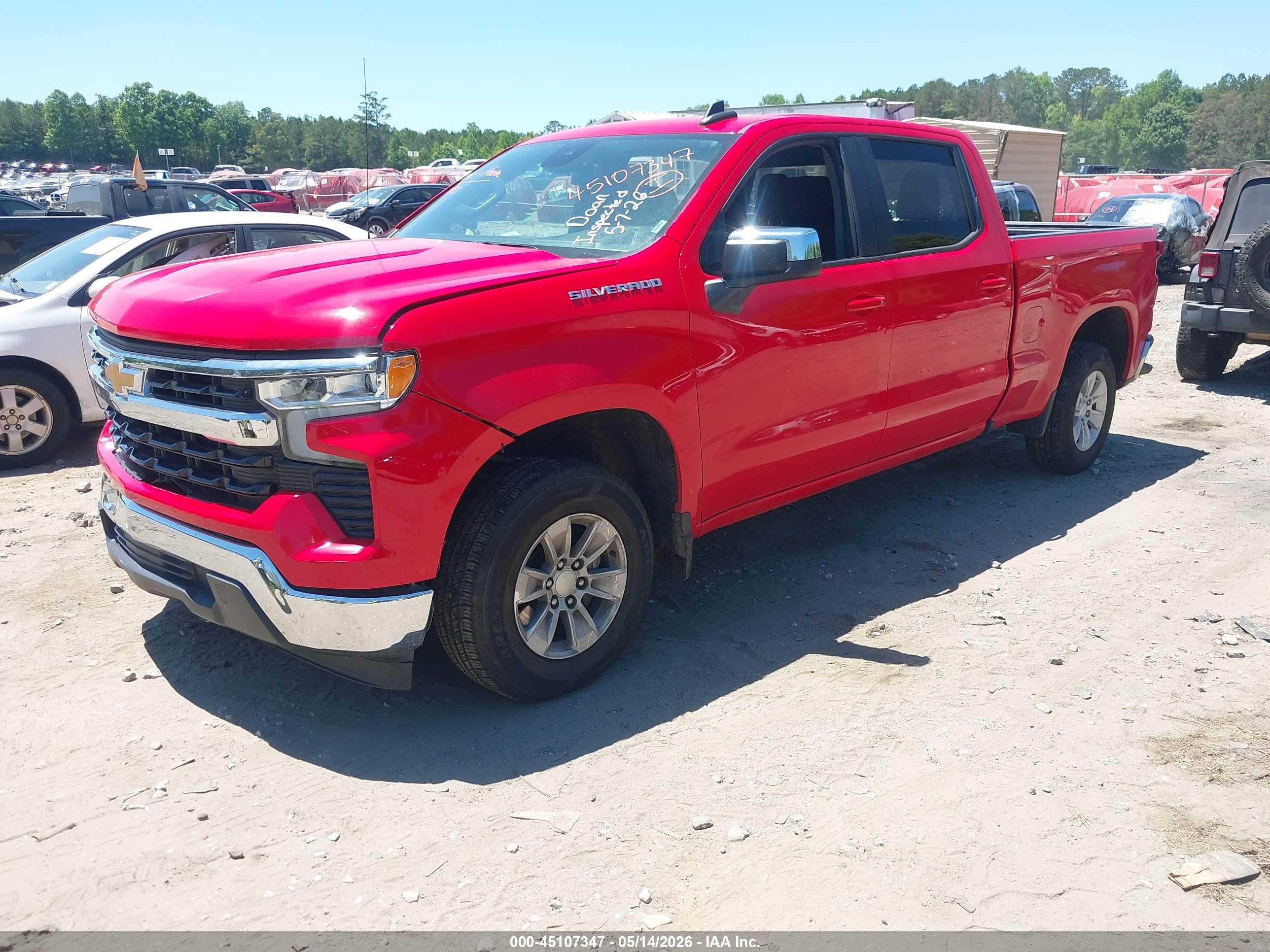 2024 CHEVROLET Silverado — VIN 3GCPACEK8RG183745 — photo 2