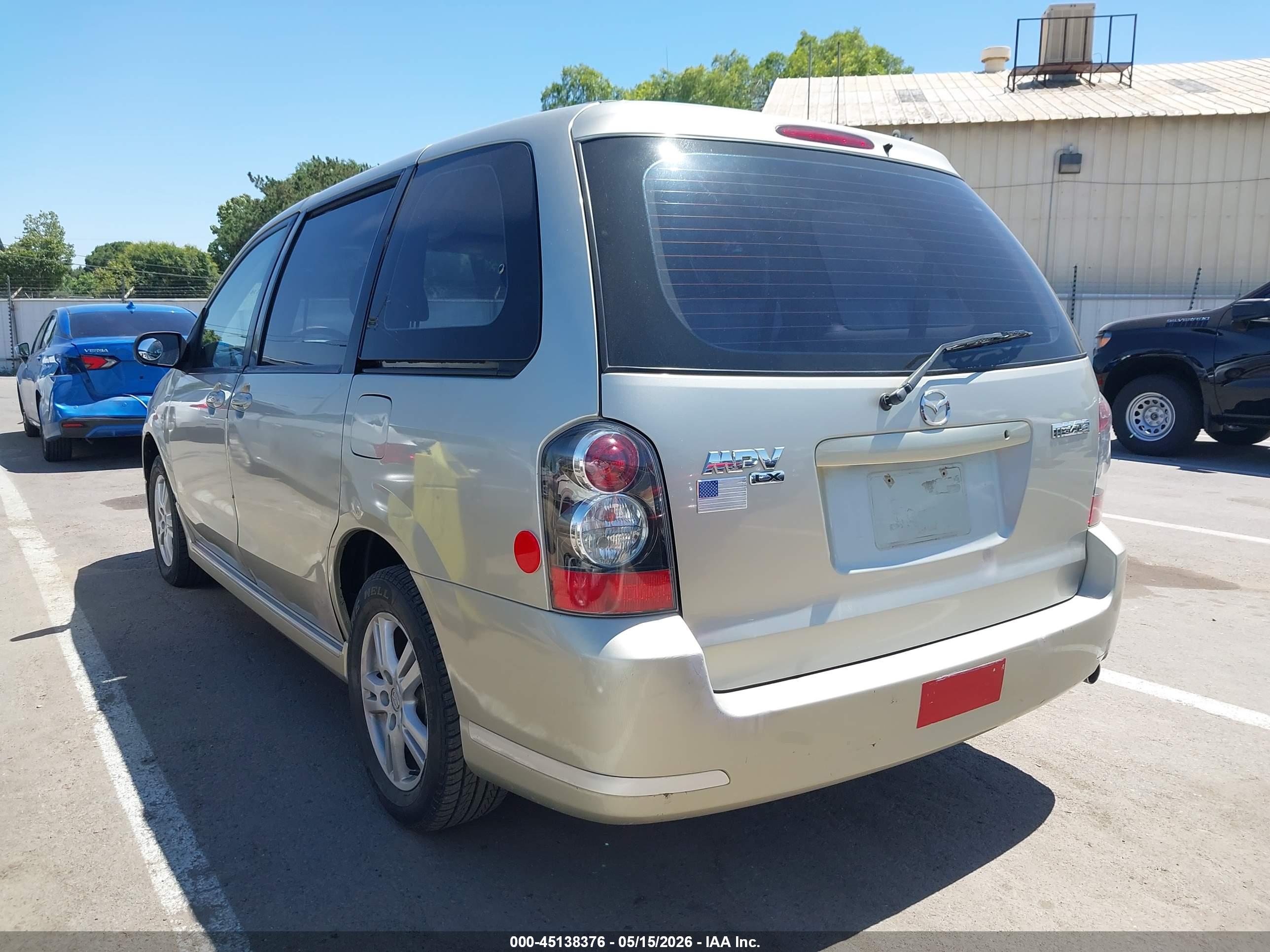 2005 MAZDA MPV — VIN JM3LW28A250537696 — photo 3