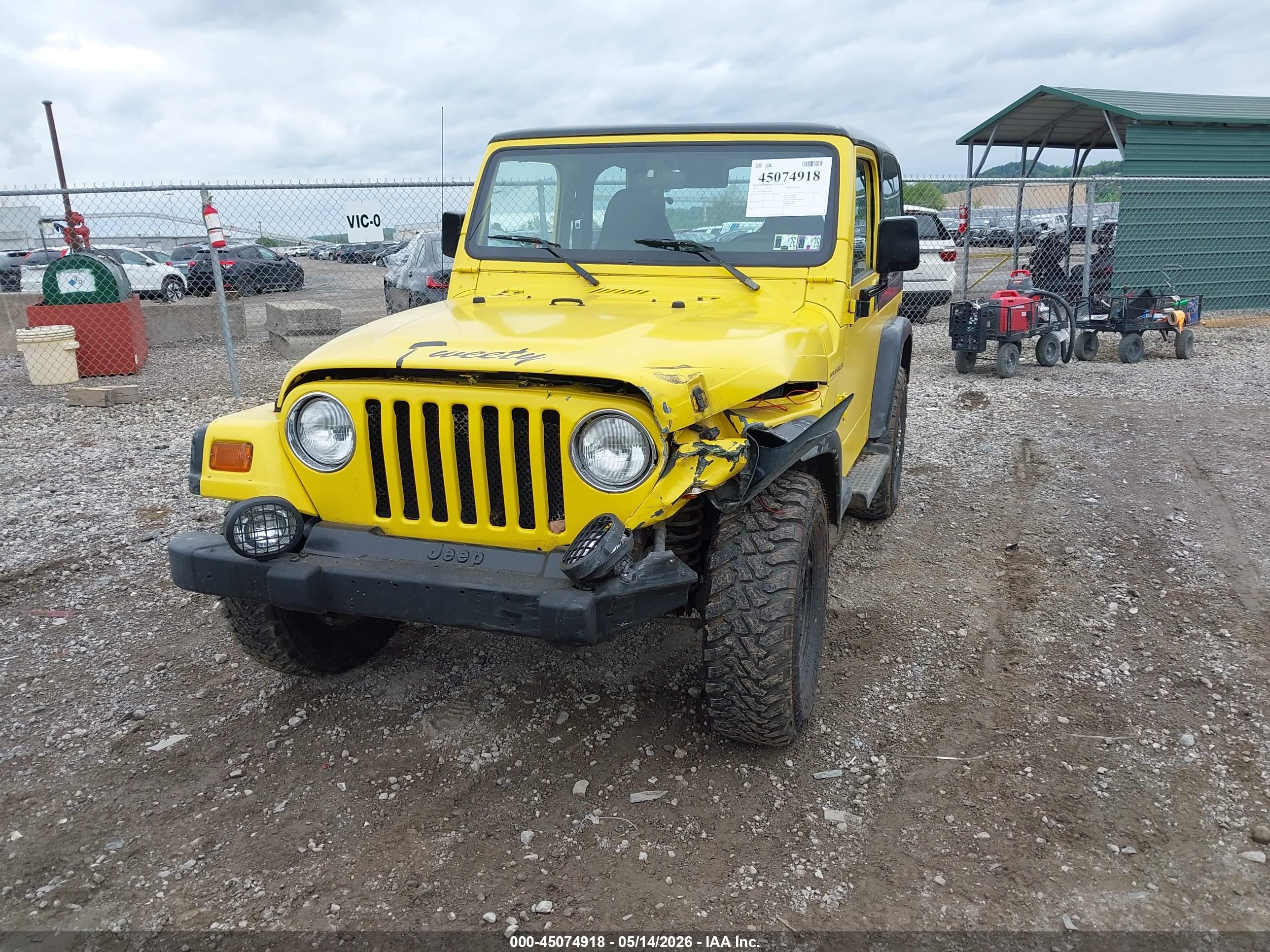 2001 JEEP Wrangler — VIN 1J4FA29P81P343029 — photo 2