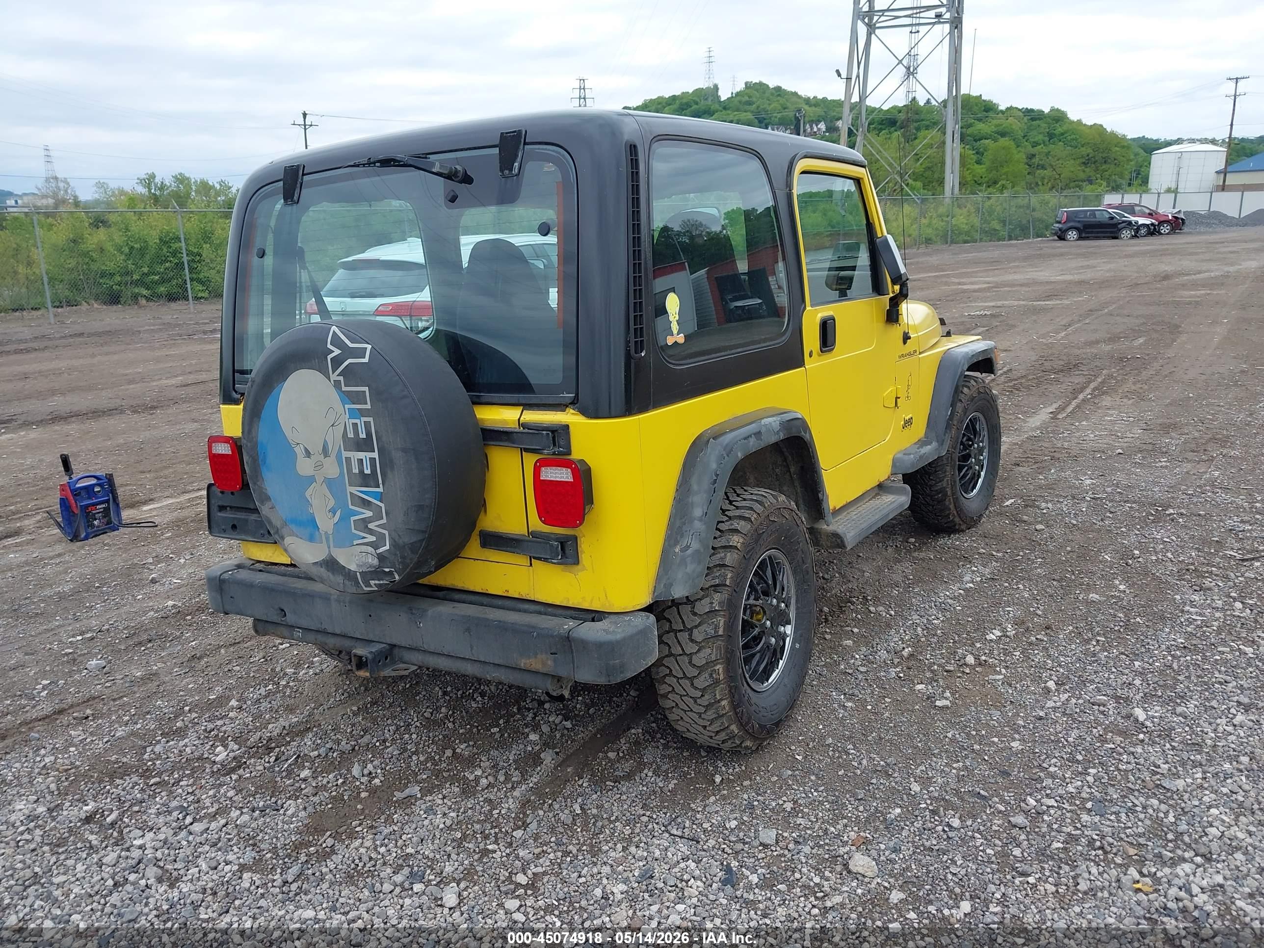 2001 JEEP Wrangler — VIN 1J4FA29P81P343029 — photo 4