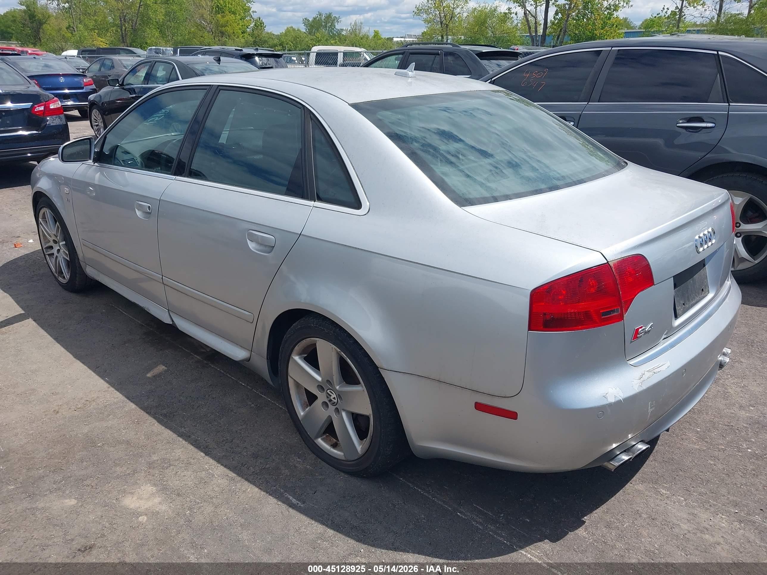 2008 AUDI S4 — VIN WAUGL78E98A155728 — photo 3